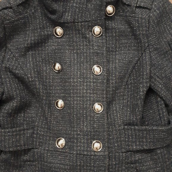 Buffalo Wool Blend Double Breasted Coat - Picture 4 of 13